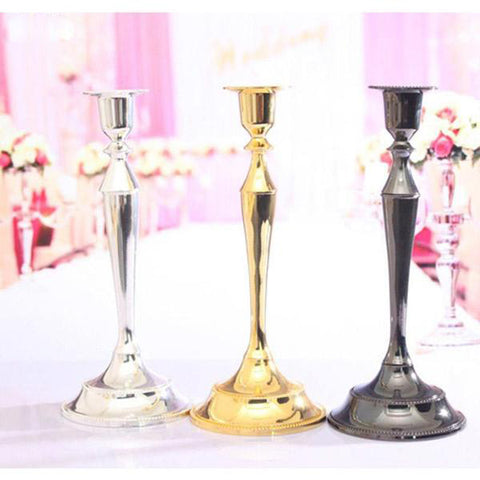 Metal Silver/Gold Plated Candle Holder