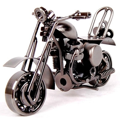 Vintage Motorcycle Figurine