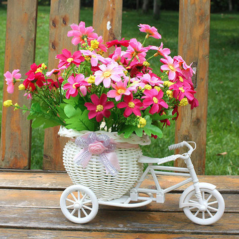 Tricycle Bike Design Flower Basket