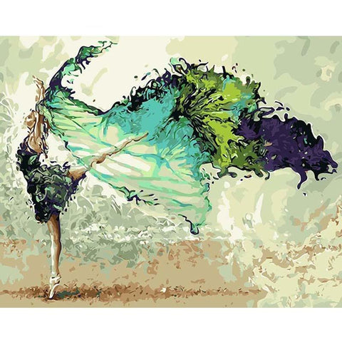 Calligraphy Dancer Wall Art Picture