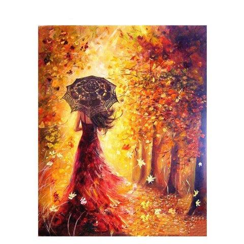 Women Autumn Wall Art Picture