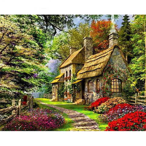 Green House Wall Art Picture