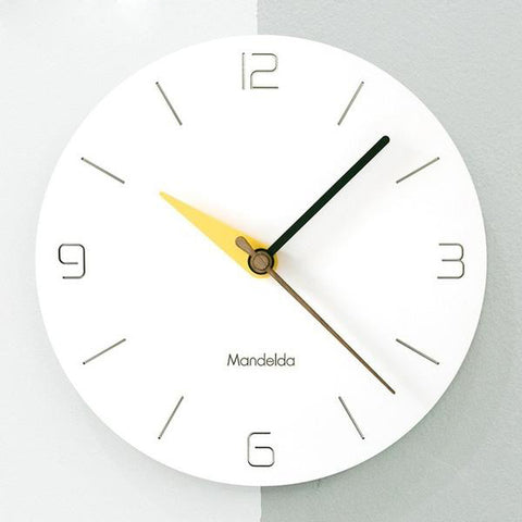 PVC Wooden Modern Wall Clock
