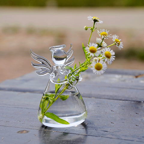 Angel Shape Hanging Flower Vase