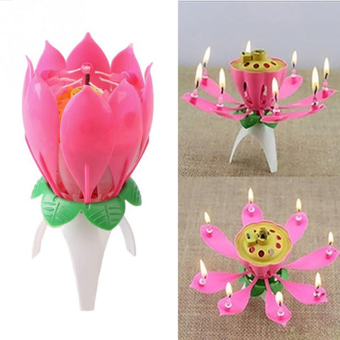 Beautiful Lotus Shaped Candle