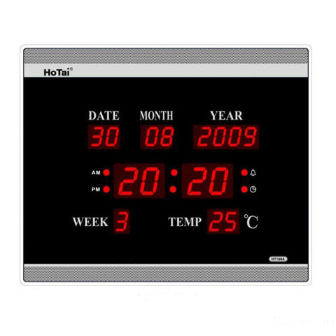 Large LED Digital Wall Clock