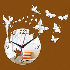 Mirror Sun Acrylic Wall Clock