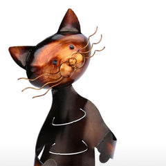 Cat Shaped Wine Holder Figurine