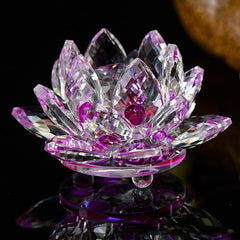 Crystal Lotus Flower Figurine