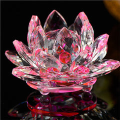 Crystal Lotus Flower Figurine