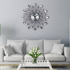Vintage Metal Art Wall Clock