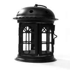 Antique Iron Star House Candle Holder