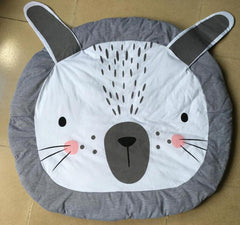 Cute Pink Rabbit Bear Baby Rug