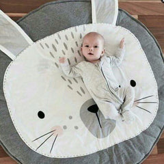 Cute Pink Rabbit Bear Baby Rug