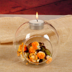 Table Glass Ball Candle Holder