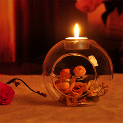 Table Glass Ball Candle Holder