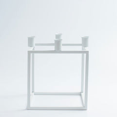Metal Iron Cube Candle Holder