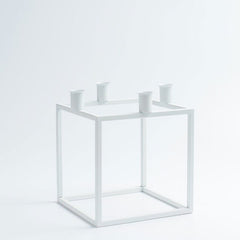 Metal Iron Cube Candle Holder