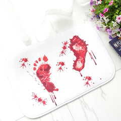 Creative Door Blood Non-slip Rug