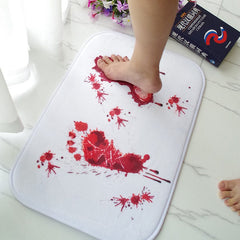 Creative Door Blood Non-slip Rug