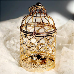 Metal Bird Cage Candle Holder