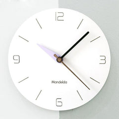 PVC Wooden Modern Wall Clock