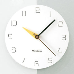 PVC Wooden Modern Wall Clock