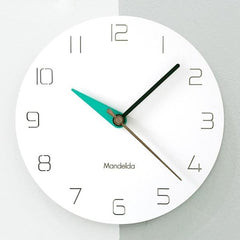 PVC Wooden Modern Wall Clock