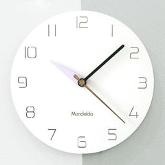 PVC Wooden Modern Wall Clock