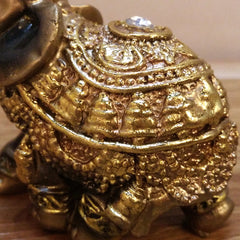 Golden Elephant Figurine