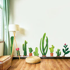 Cactus Green Plants Wall Sticker