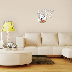 Mirror Sun Acrylic Wall Clock
