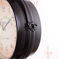 Double-Side Wall Mount Clock